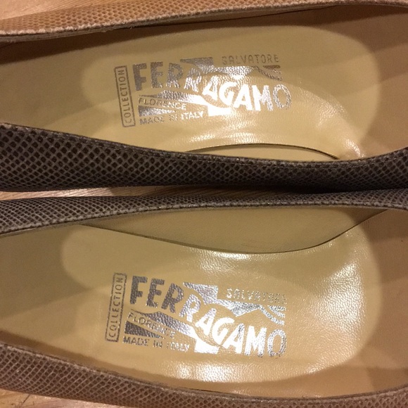 Ferragamo Snakeskin Pumps - Picture 8 of 8